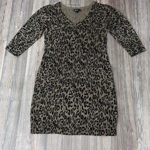 Leopard print dress